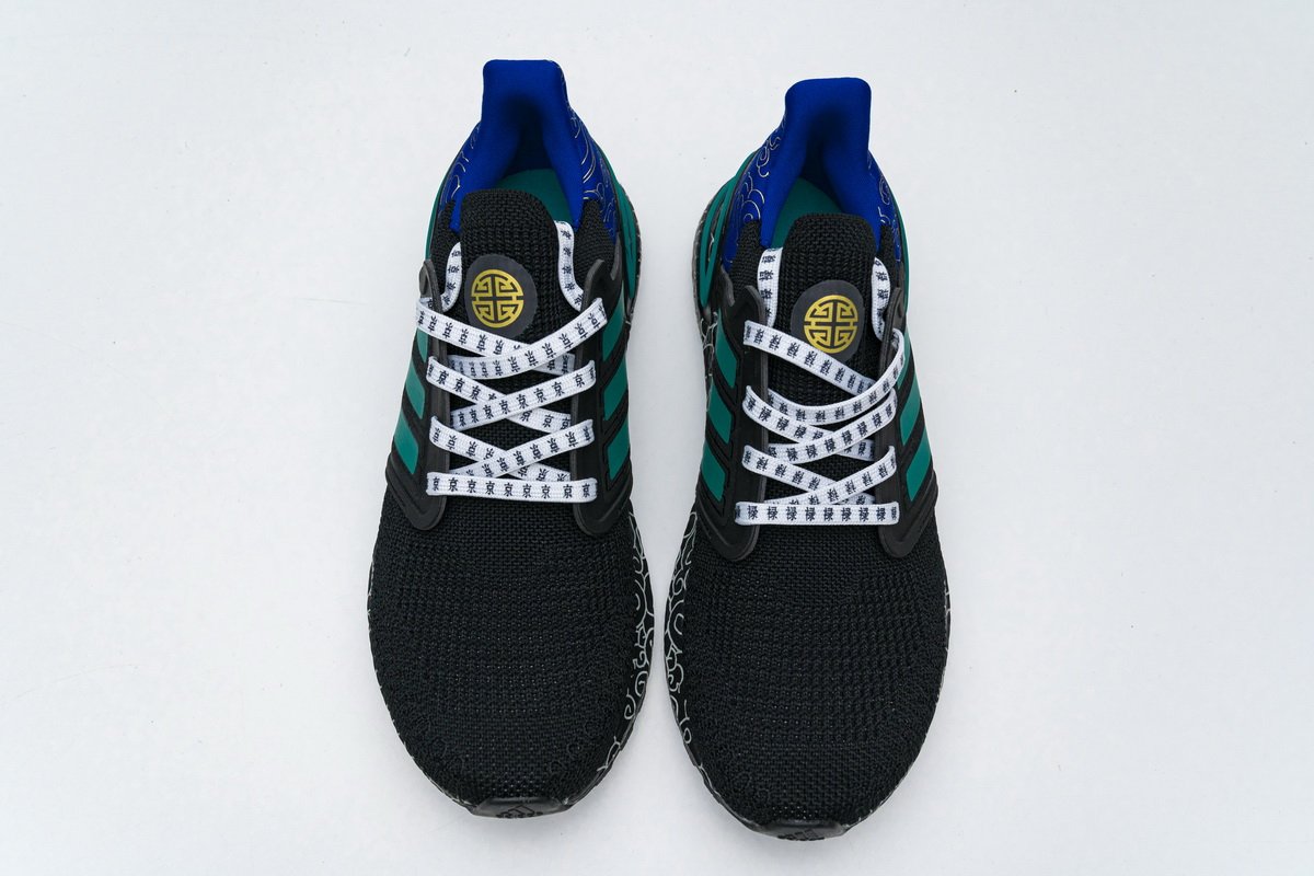 FV0033 adidas Ultra BOOST 20 CONSORTIUM Core Black Silver Real Boost - Image 5