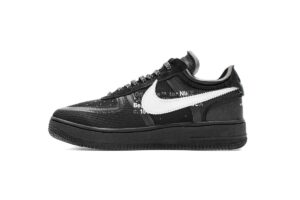 AO4606-001 OFF White X Air Force 1 Low Black