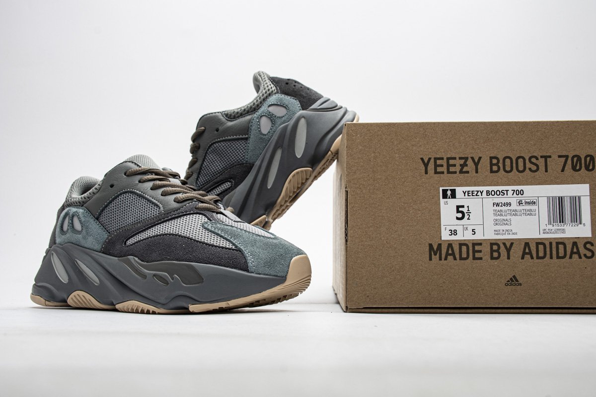 FW2499 adidas Yeezy Boost 700 Teal Blue Real Boost - Image 9