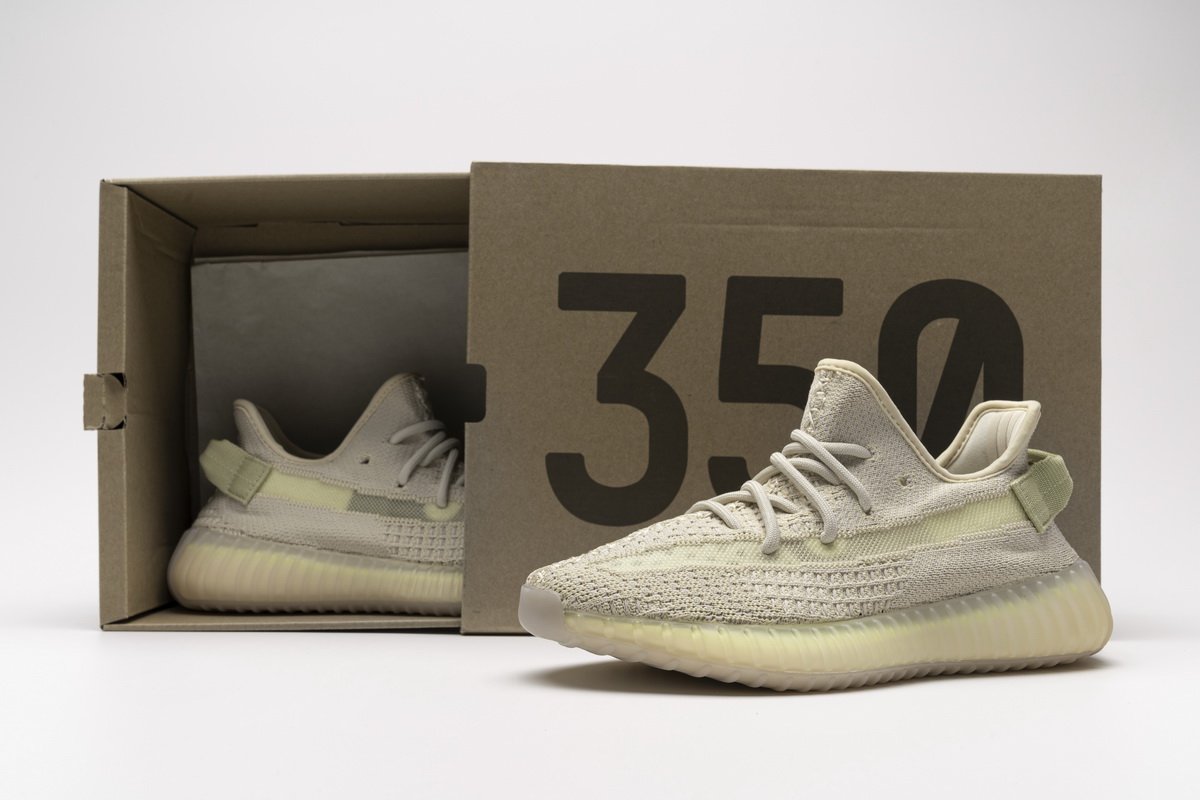 FX9028 adidas Yeezy Boost 350 V2 “Flax”Real Boost - Image 9