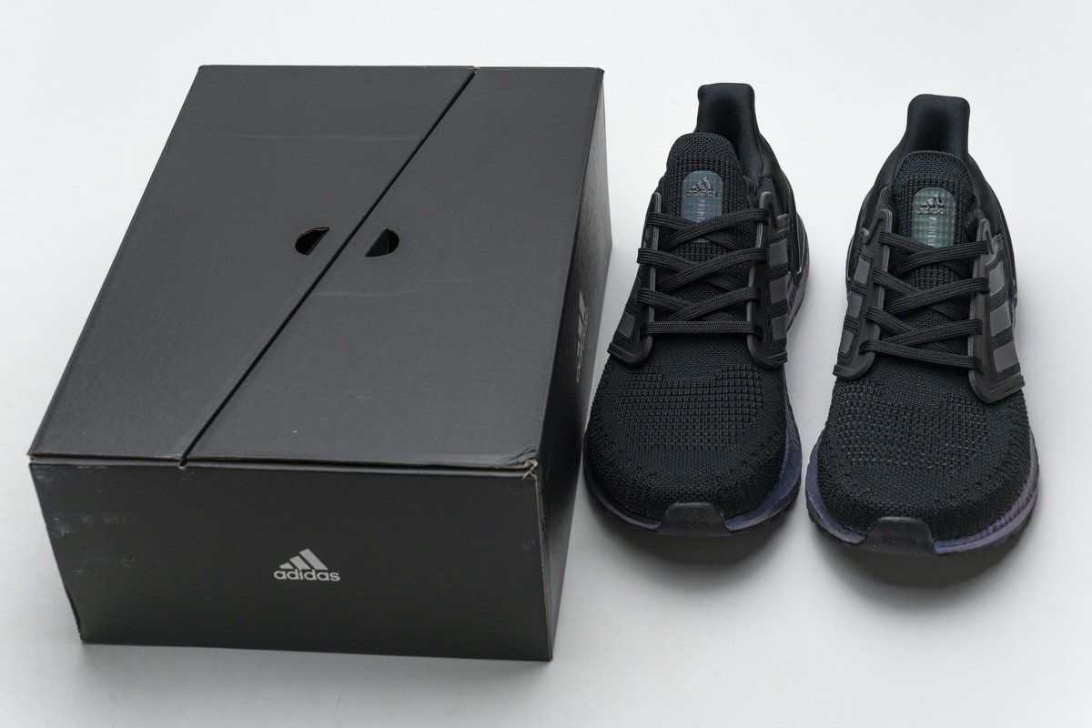G55839 adidas Ultra BOOST 20 CONSORTIUM Black - Image 3