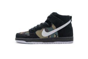 BQ6826-001 Nike SB Dunk High Pro Camo Black
