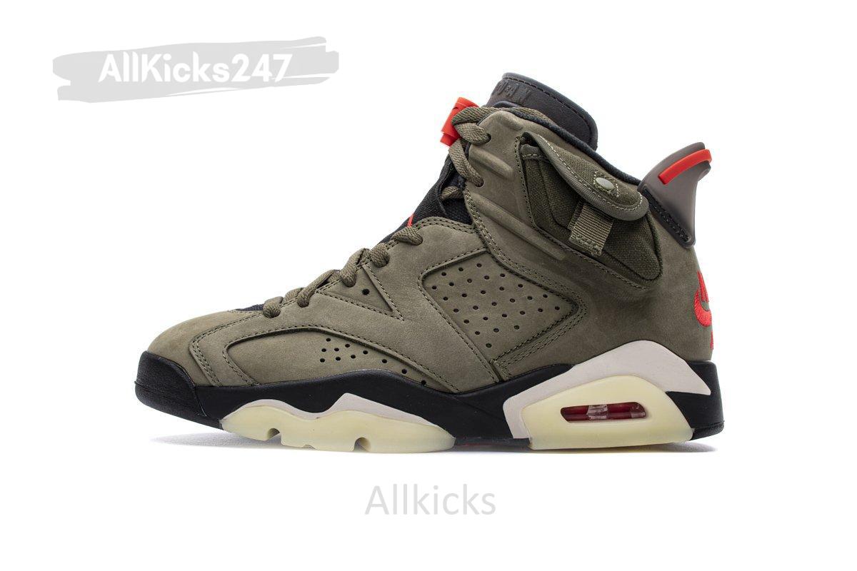 Travis Scott X Air Jordan 6 “Medium Olive"